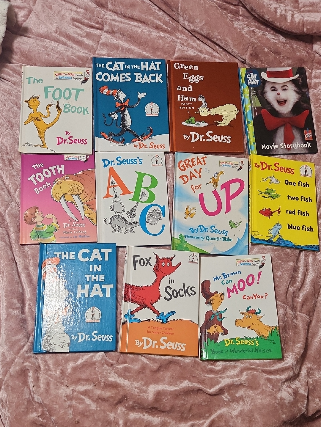 Dr. Seuss Colorful Hardcover Kids Book Collection Lot Of 11 Books